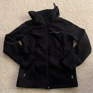 NWOT Free Country Women's Fleece Full Zip Hooded Jacket in Purple. Size Small